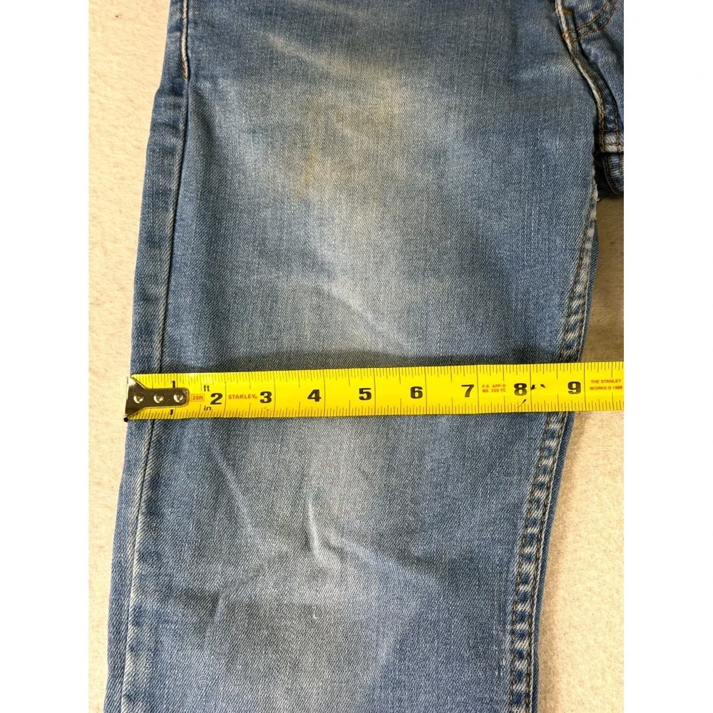 Levi's 511 Jeans Mens 32x32 Blue Denim Faded Medium Wash Y2K Streetwear Grunge